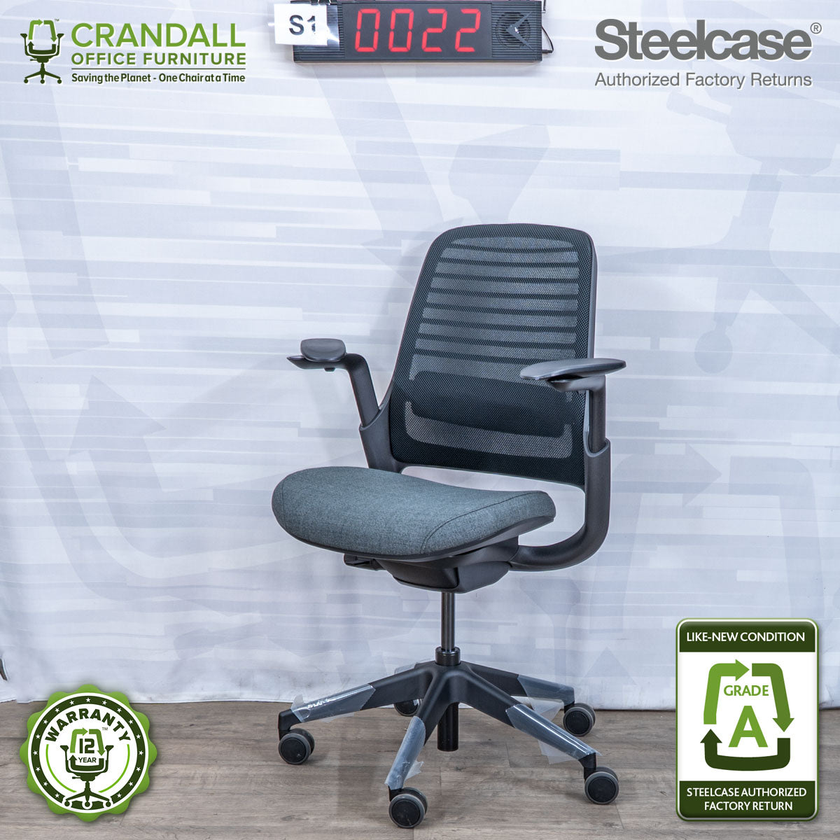 S1-0022 - Steelcase Series 1 - Grade A