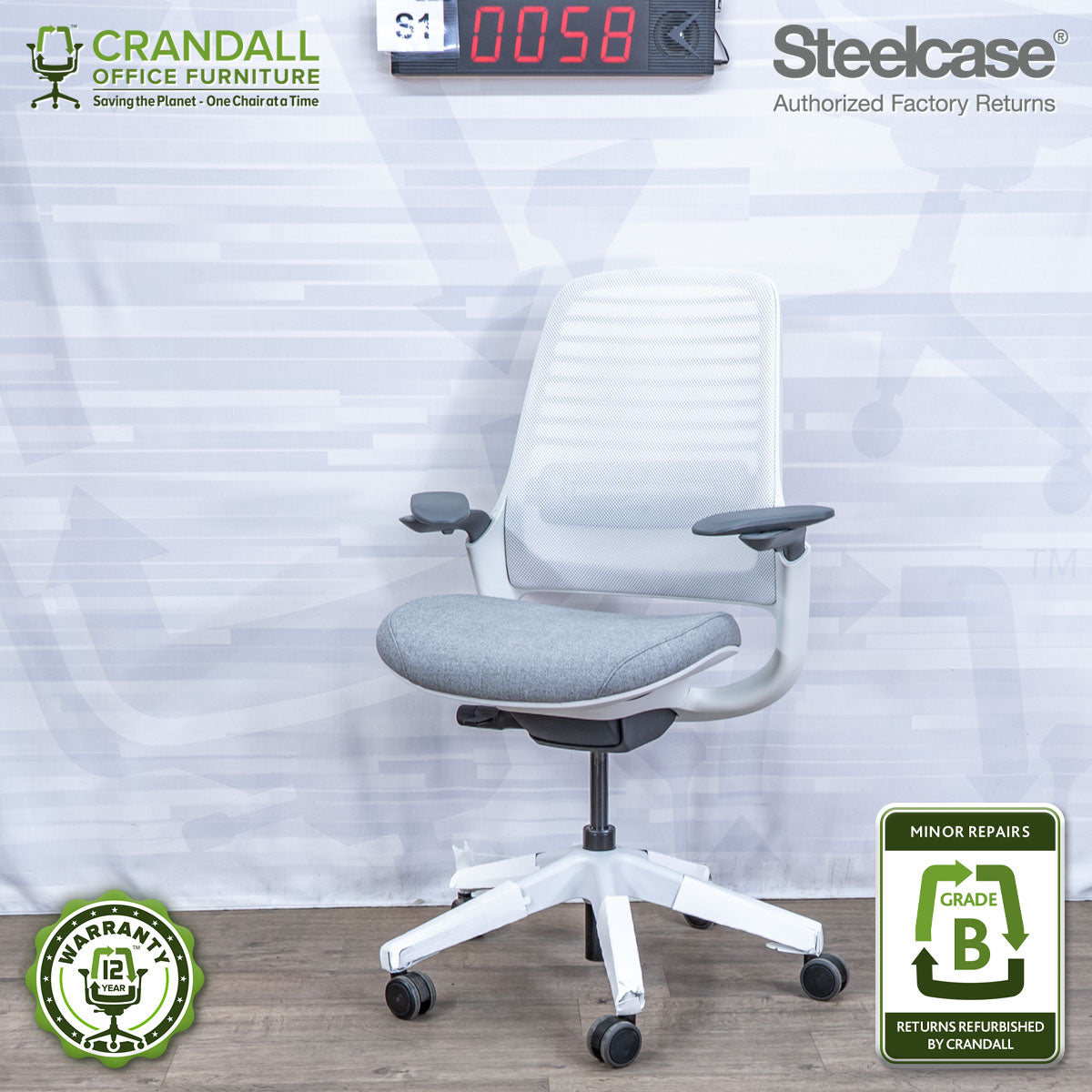 S1-0058 - Steelcase Series 1 - Grade B