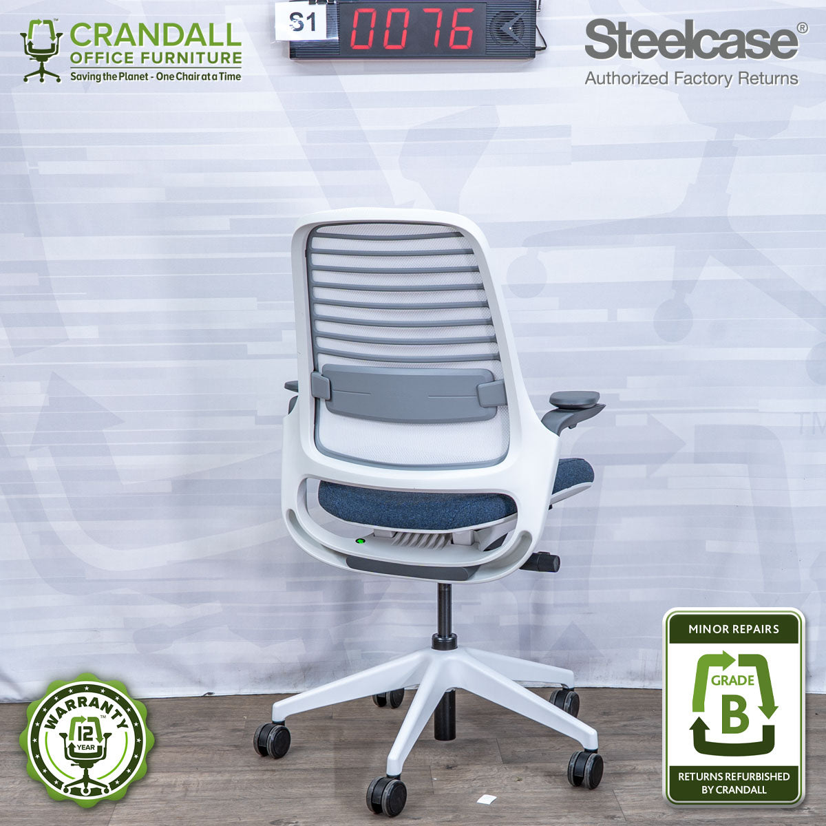 S1-0076 - Steelcase Series 1  - Grade B