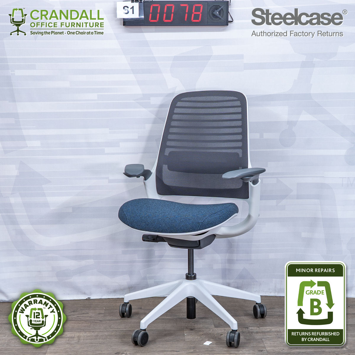 S1-0078 - Steelcase Series 1  - Grade B