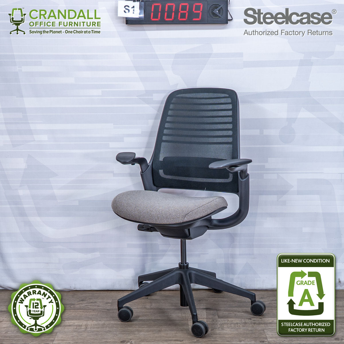 S1-0089 - Steelcase Series 1  - Grade A