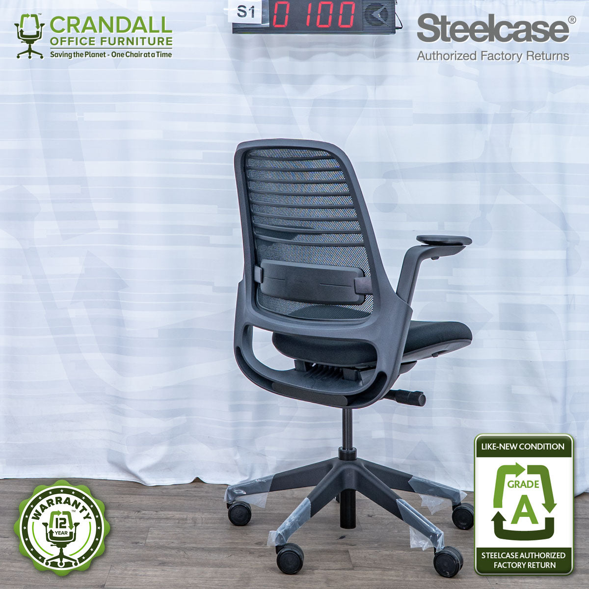 S1-0100 - Steelcase Series 1  - Grade A