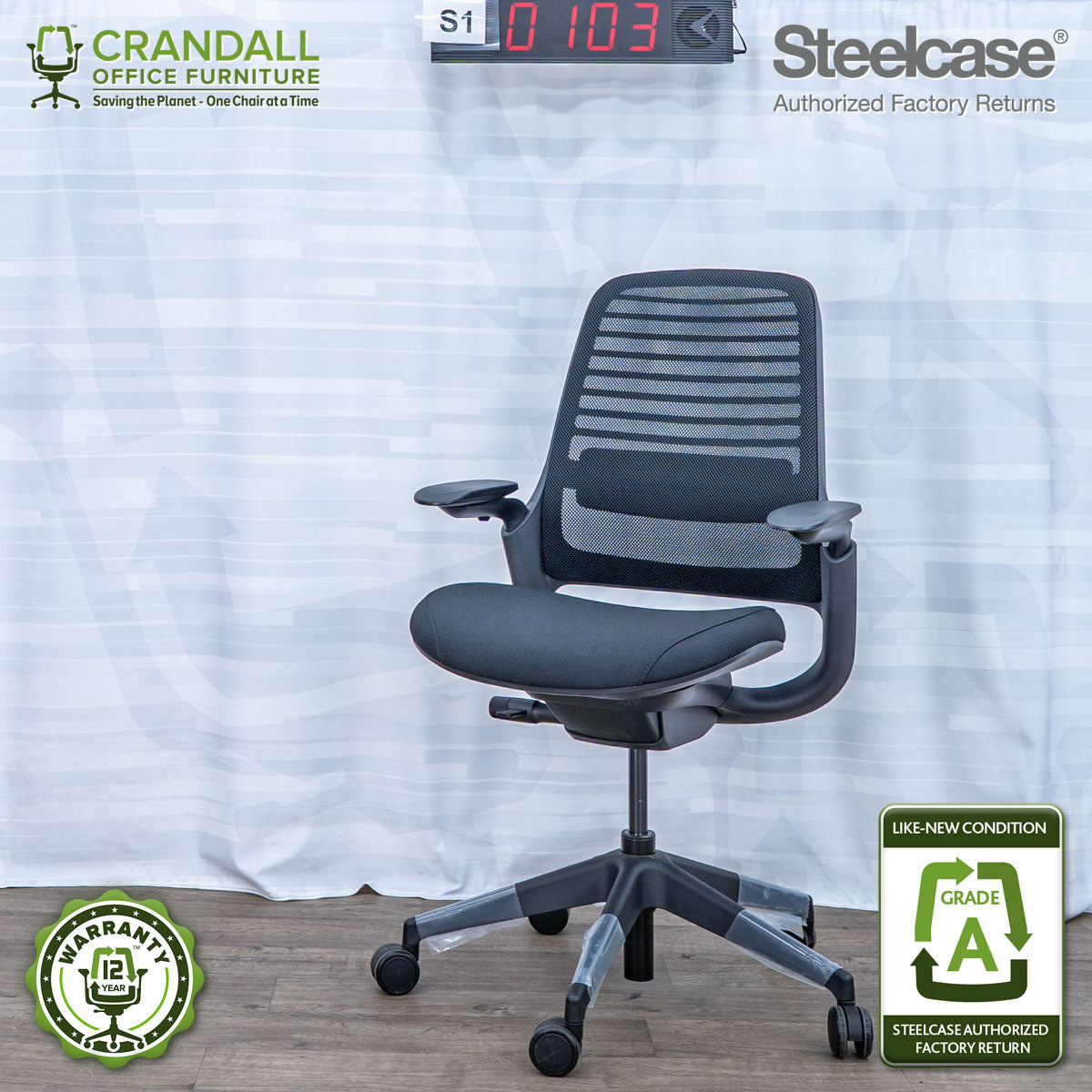 S1-0103 - Steelcase Series 1  - Grade A