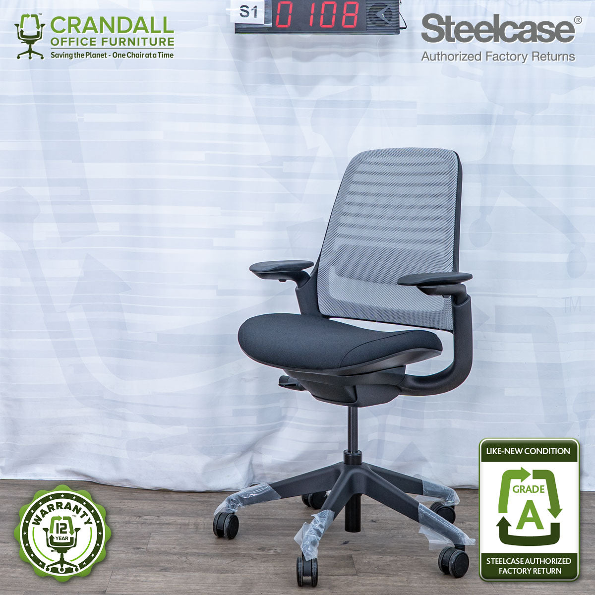 S1-0108 - Steelcase Series 1  - Grade A