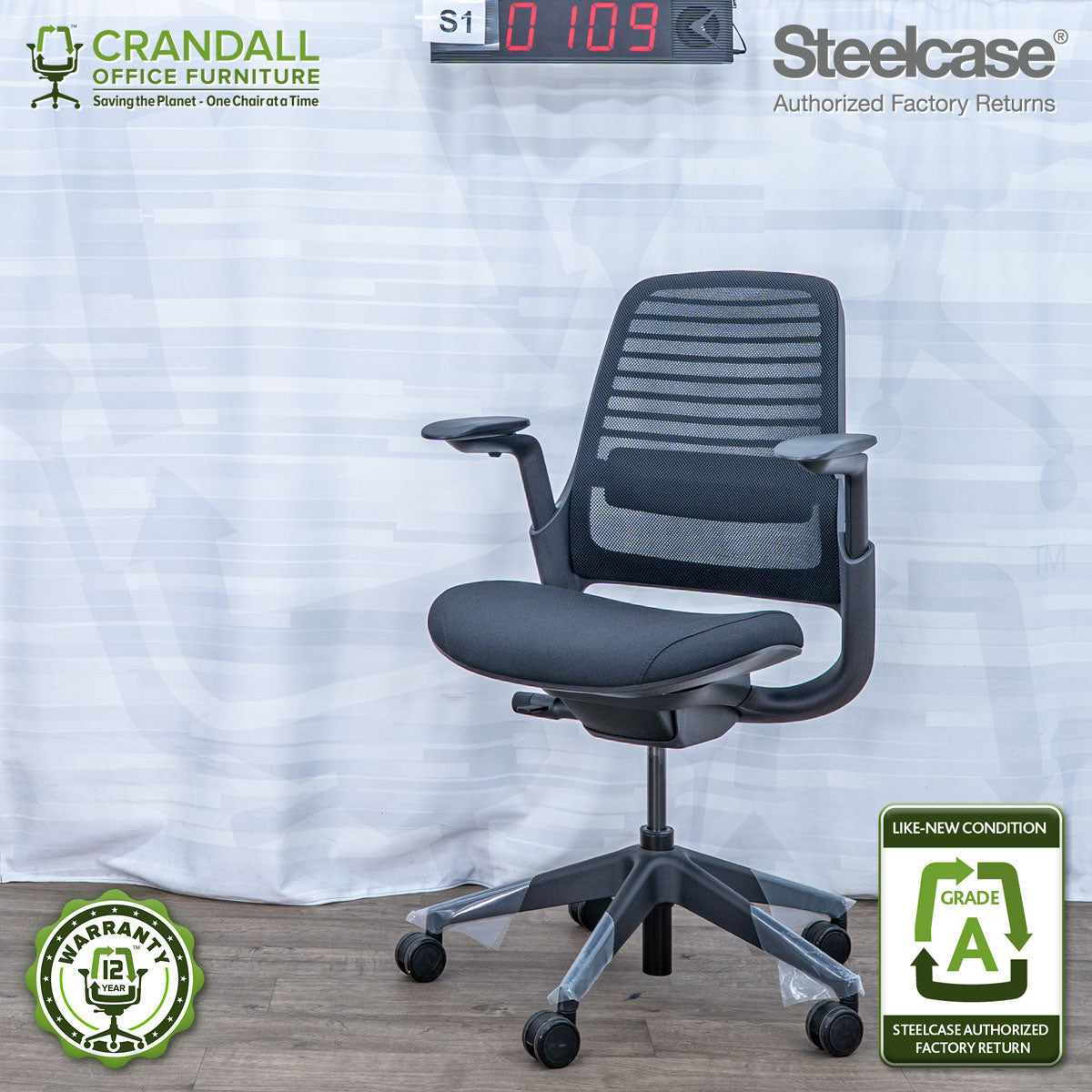 S1-0109 - Steelcase Series 1  - Grade A