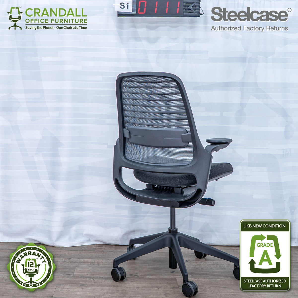 S1-0111 - Steelcase Series 1  - Grade A