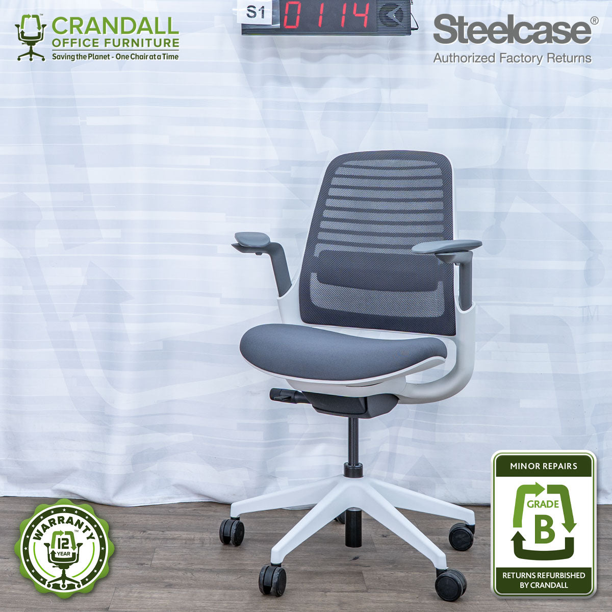 S1-0114 - Steelcase Series 1  - Grade B