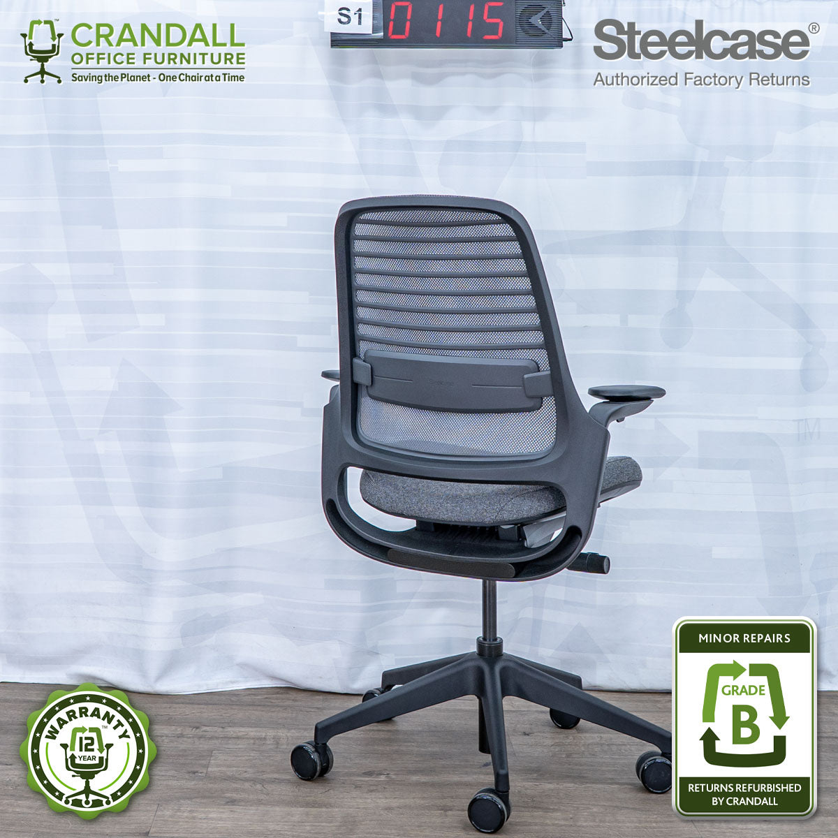 S1-0115 - Steelcase Series 1  - Grade B