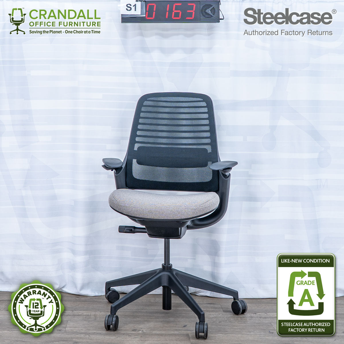 S1-0163 - Steelcase Series 1 - Grade A