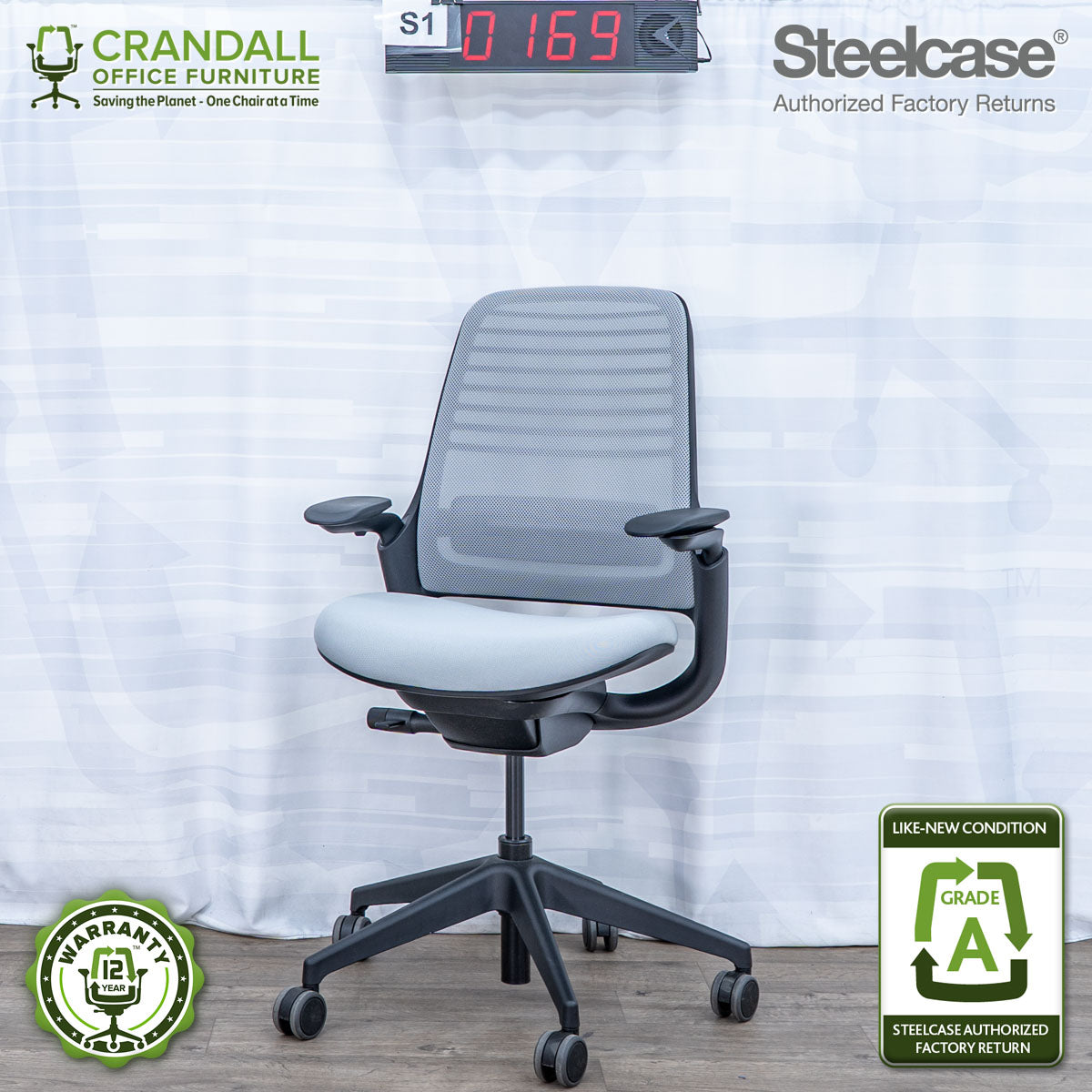S1-0169 - Steelcase Series 1 - Grade A