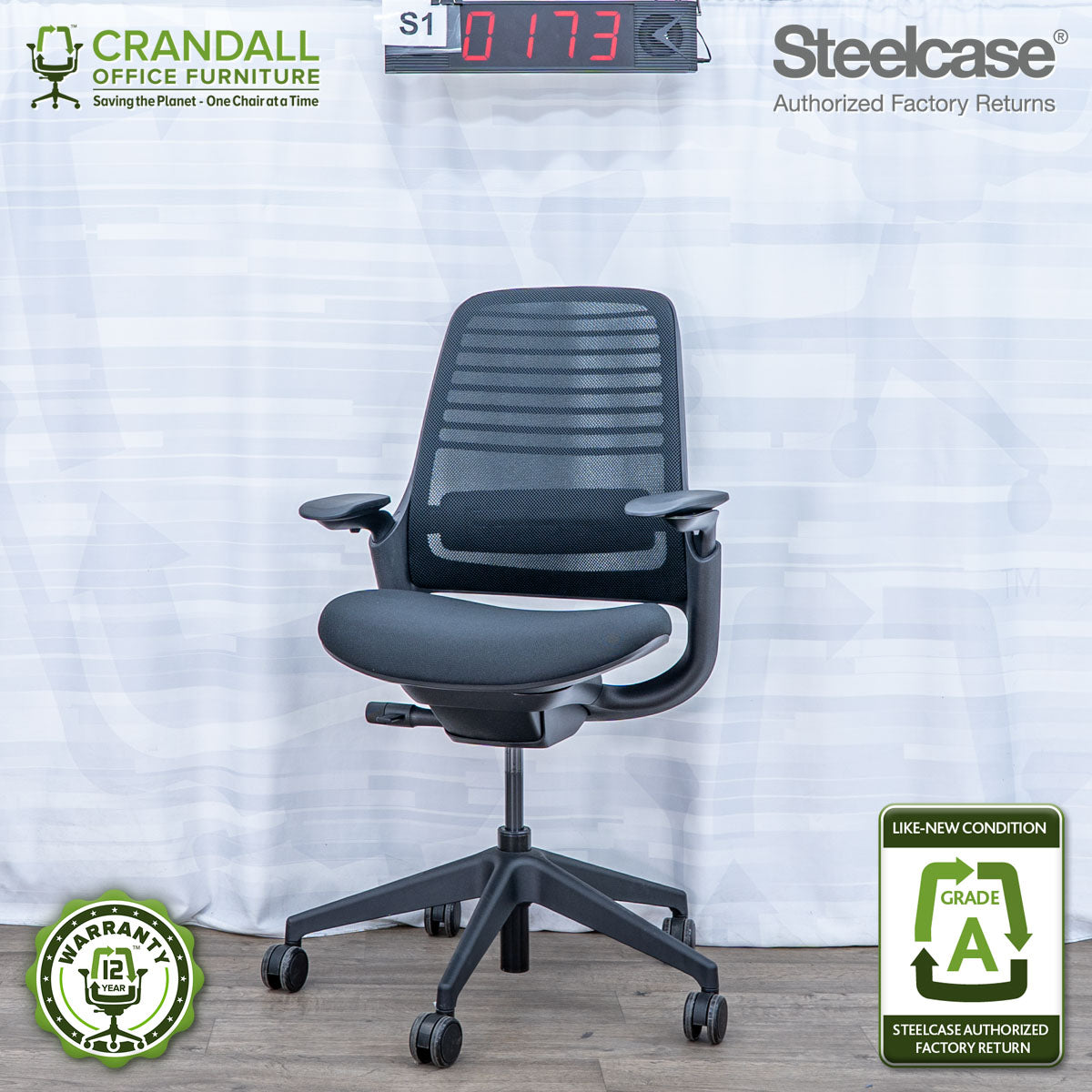 S1-0173 - Steelcase Series 1 - Grade A