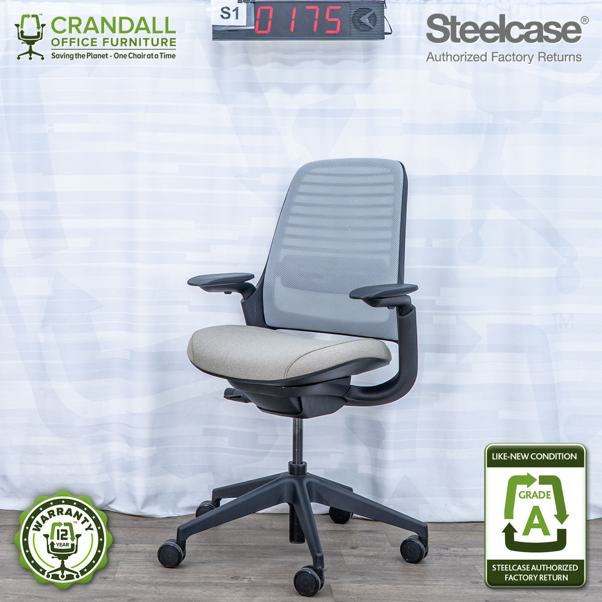S1-0175 - Steelcase Series 1 - Grade A