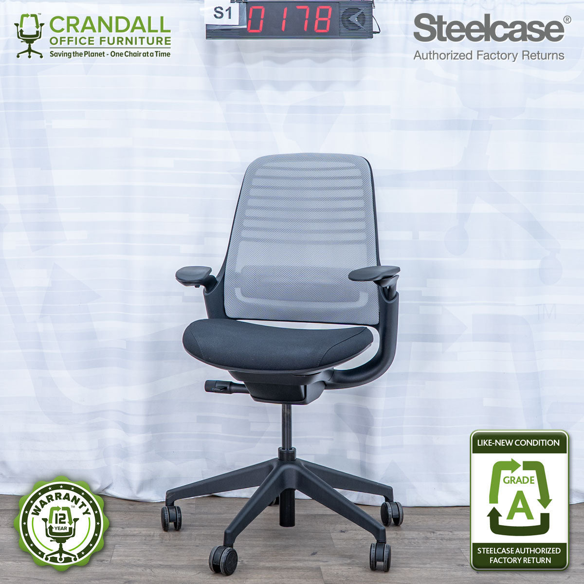 S1-0178 - Steelcase Series 1 - Grade A