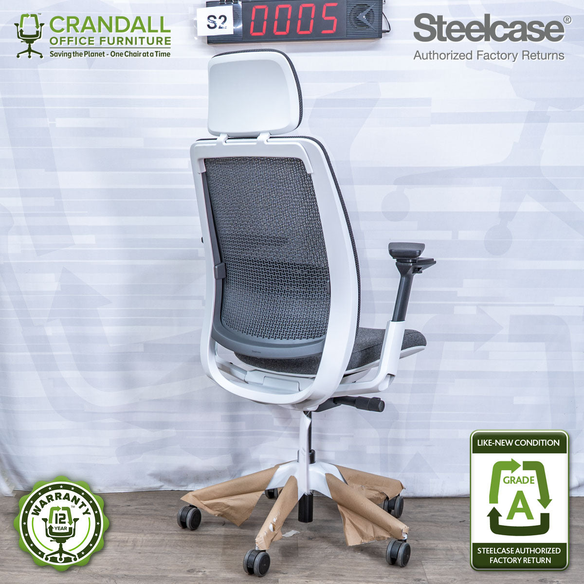 S2-0005 - Steelcase Series 2 with Headrest - Grade A