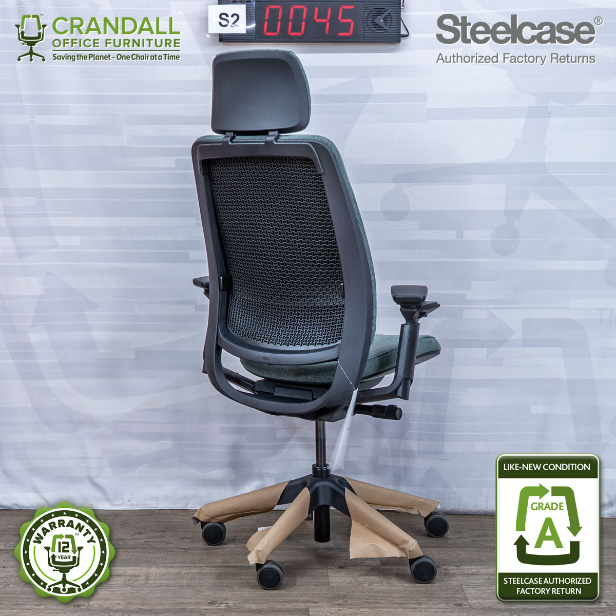 S2-0045 - Steelcase Series 2 with Headrest  - Grade A