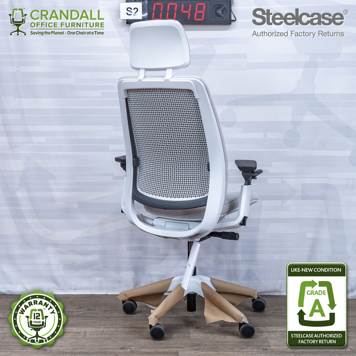 S2-0048 - Steelcase Series 2 with Headrest  - Grade A