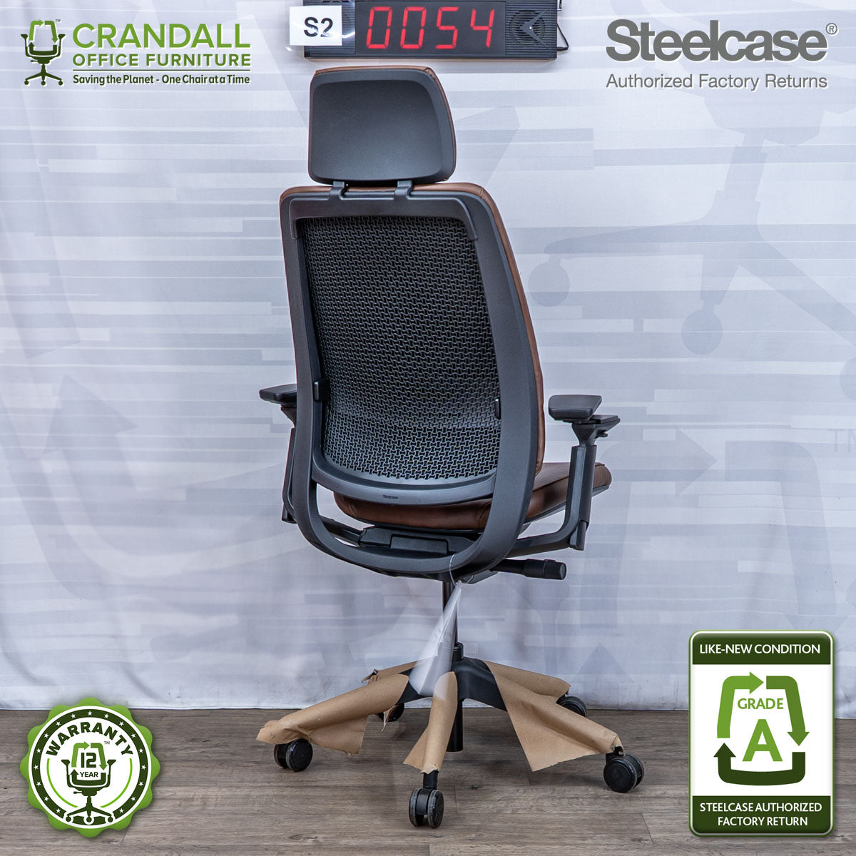S2-0054 - Steelcase Series 2 with Headrest  - Grade A