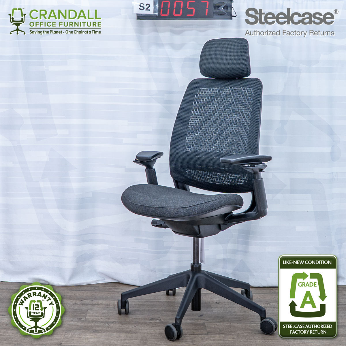 S2-0057 - Steelcase Series 2  - Grade A