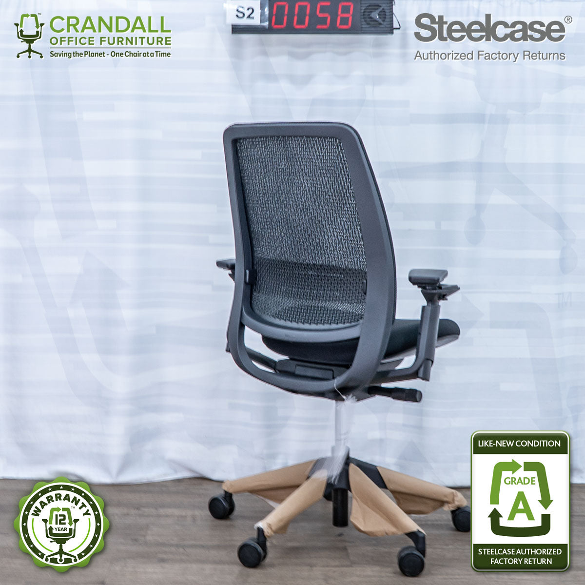S2-0058 - Steelcase Series 2  - Grade A