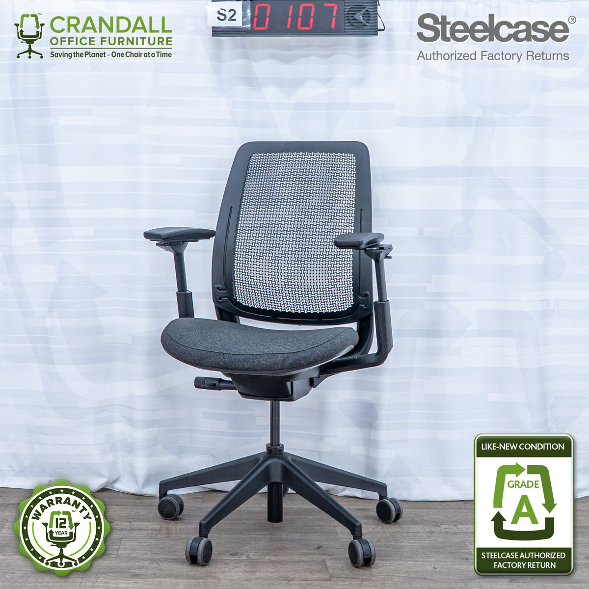 S2-0107 - Steelcase Series 2 - Grade A