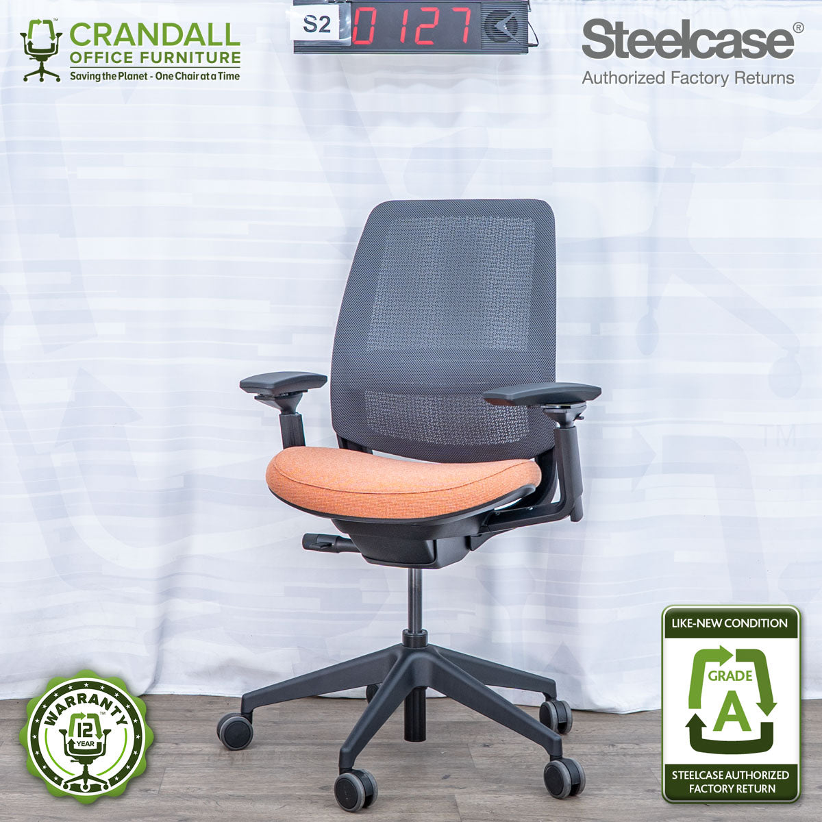 S2-0127 - Steelcase Series 2 - Grade A