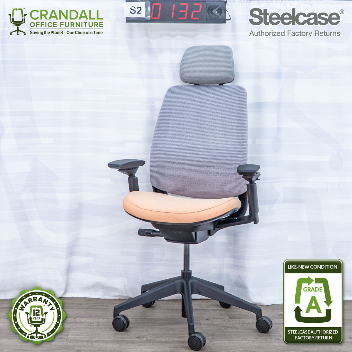 S2-0132 - Steelcase Series 2 - Grade A