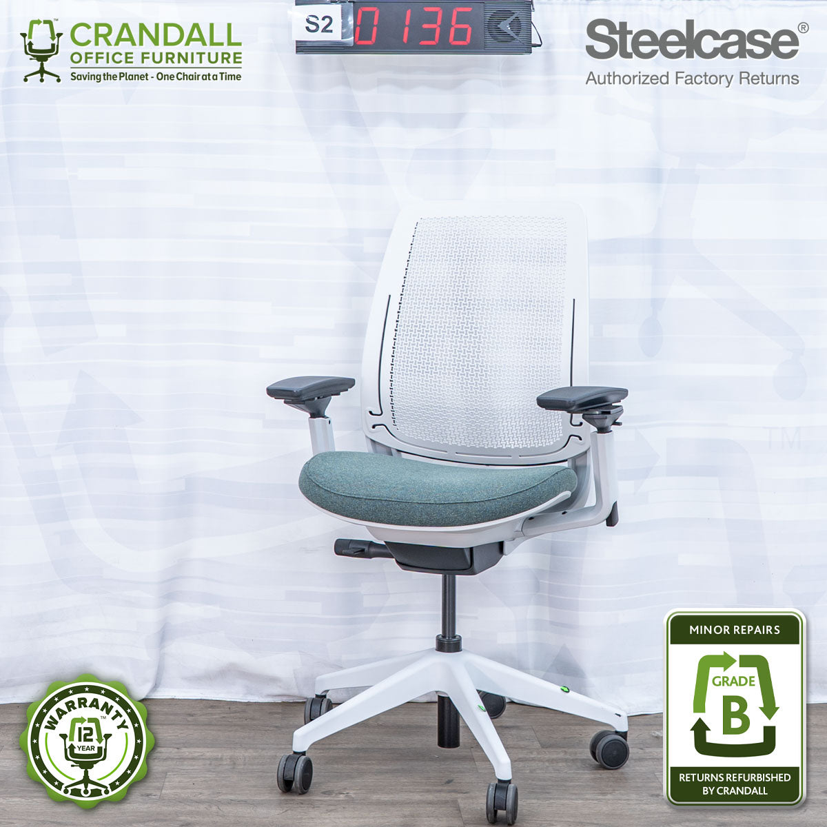 S2-0136 - Steelcase Series 2 - Grade B