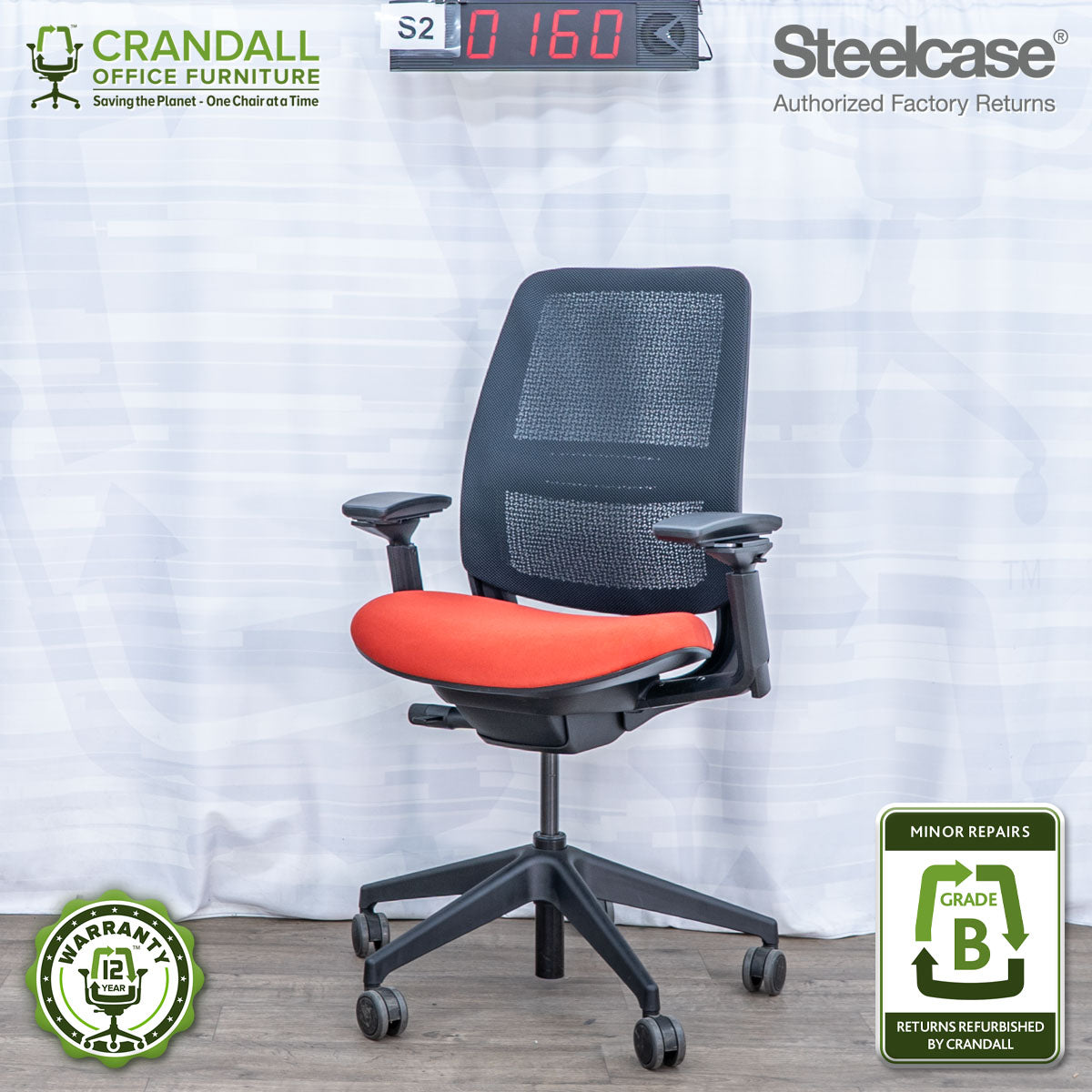 S2-0160 - Steelcase Series 2 - Grade B