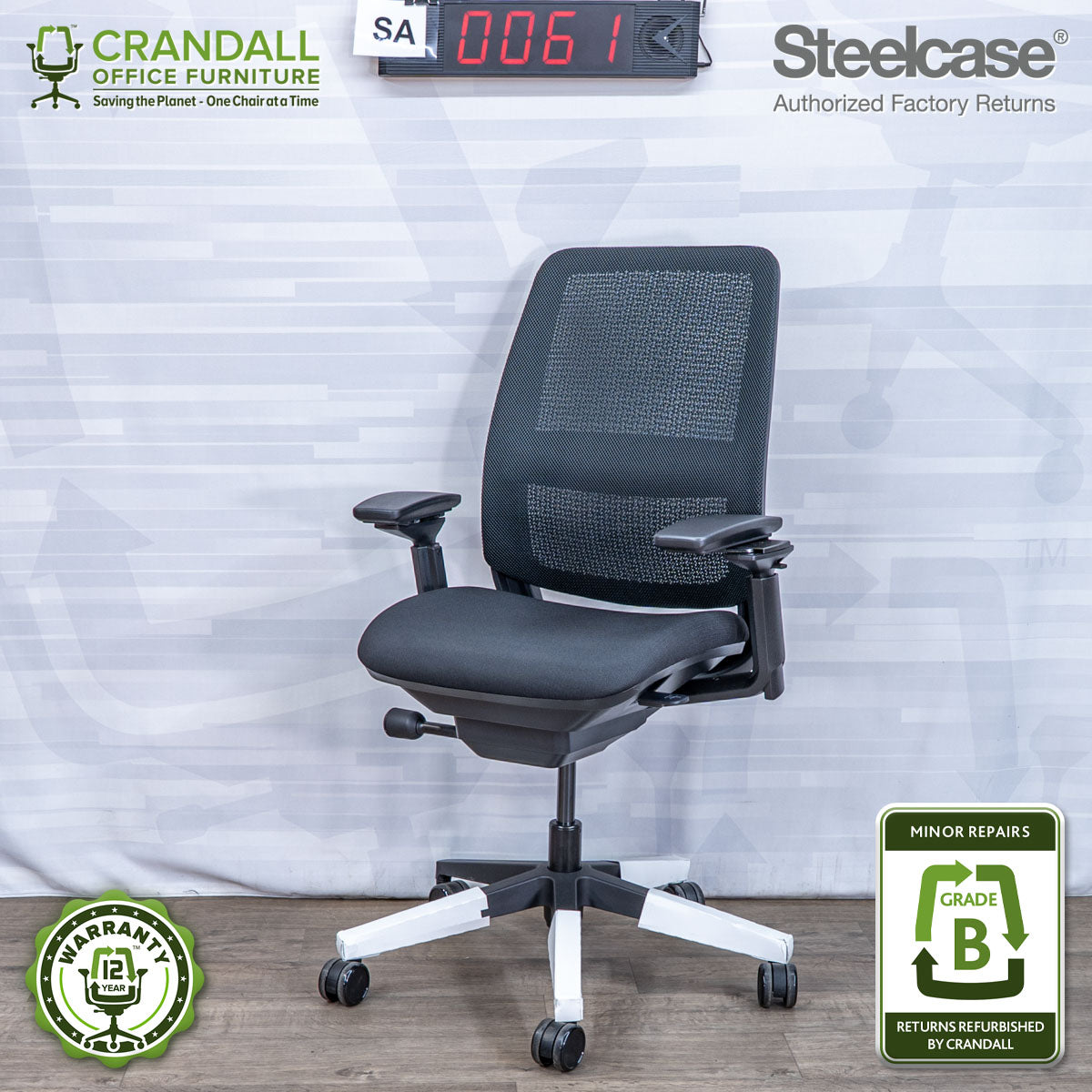 SA-0061 - Steelcase Amia  - Grade B
