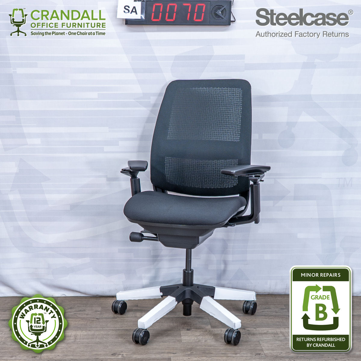 SA-0070 - Steelcase Amia  - Grade B