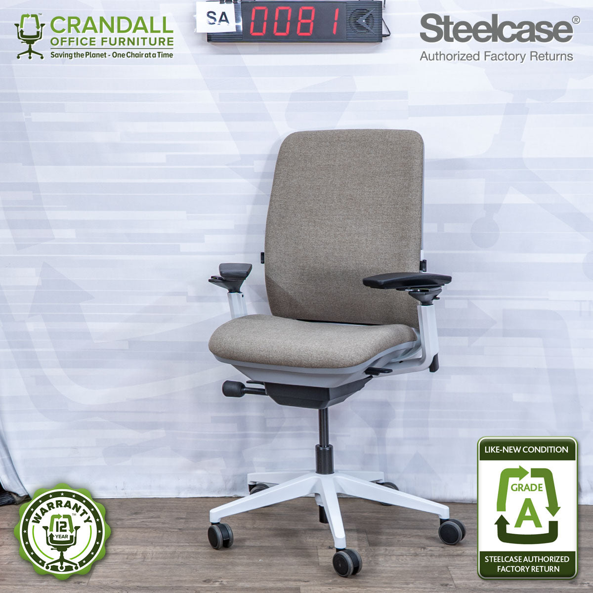 SA-0081 - Steelcase Amia  - Grade A