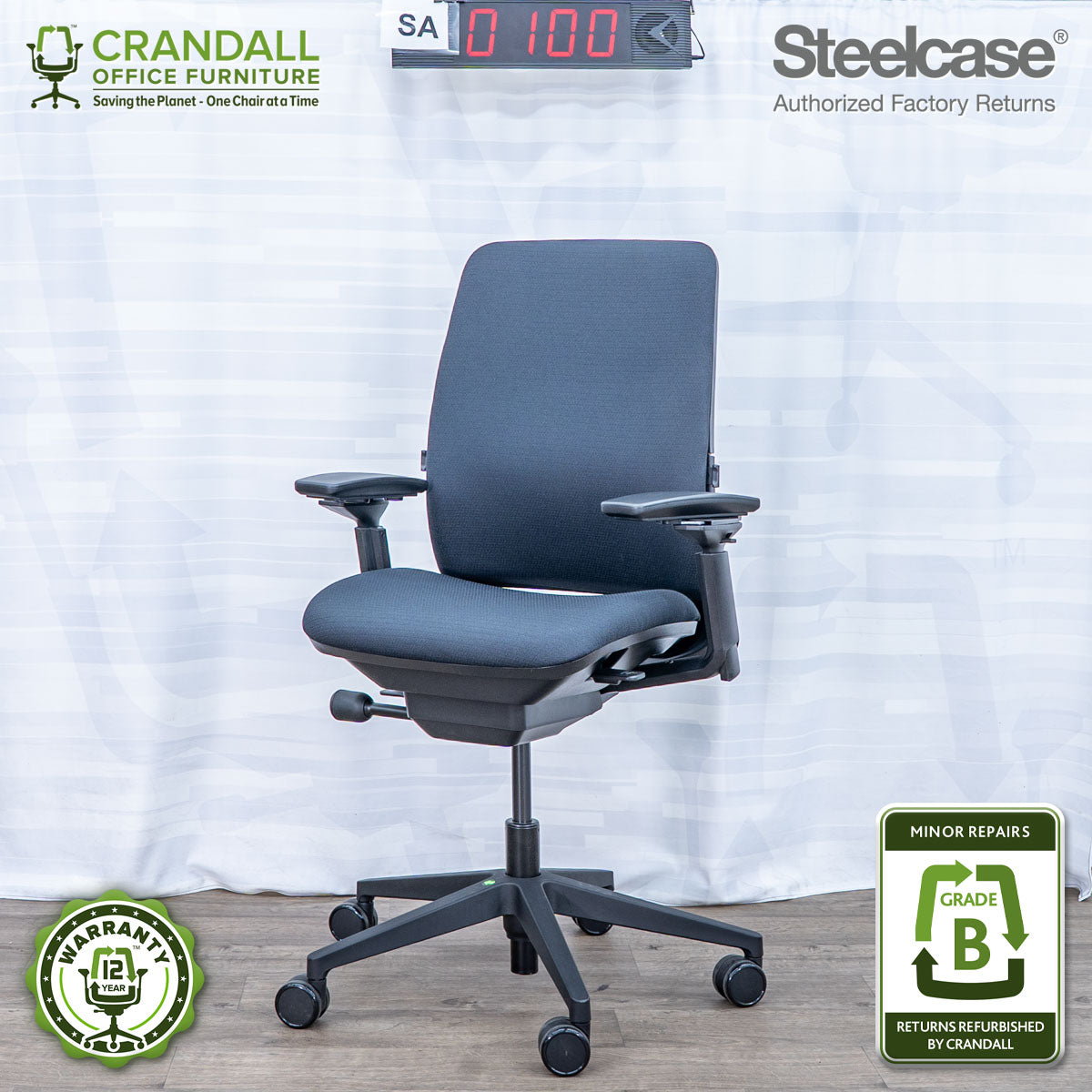 SA-0100 - Steelcase Amia  - Grade B