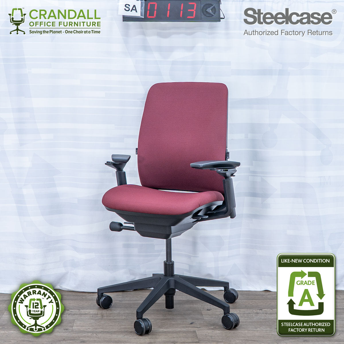 SA-0113 - Steelcase Amia  - Grade A