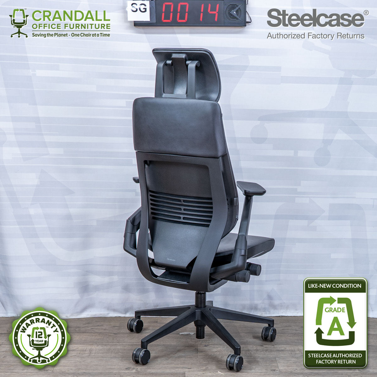 SG-0014 - Steelcase Gesture with Headrest - Grade A