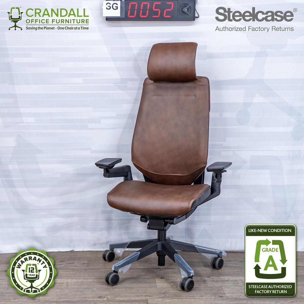 SG-0052 - Steelcase Gesture with Headrest  - Grade A