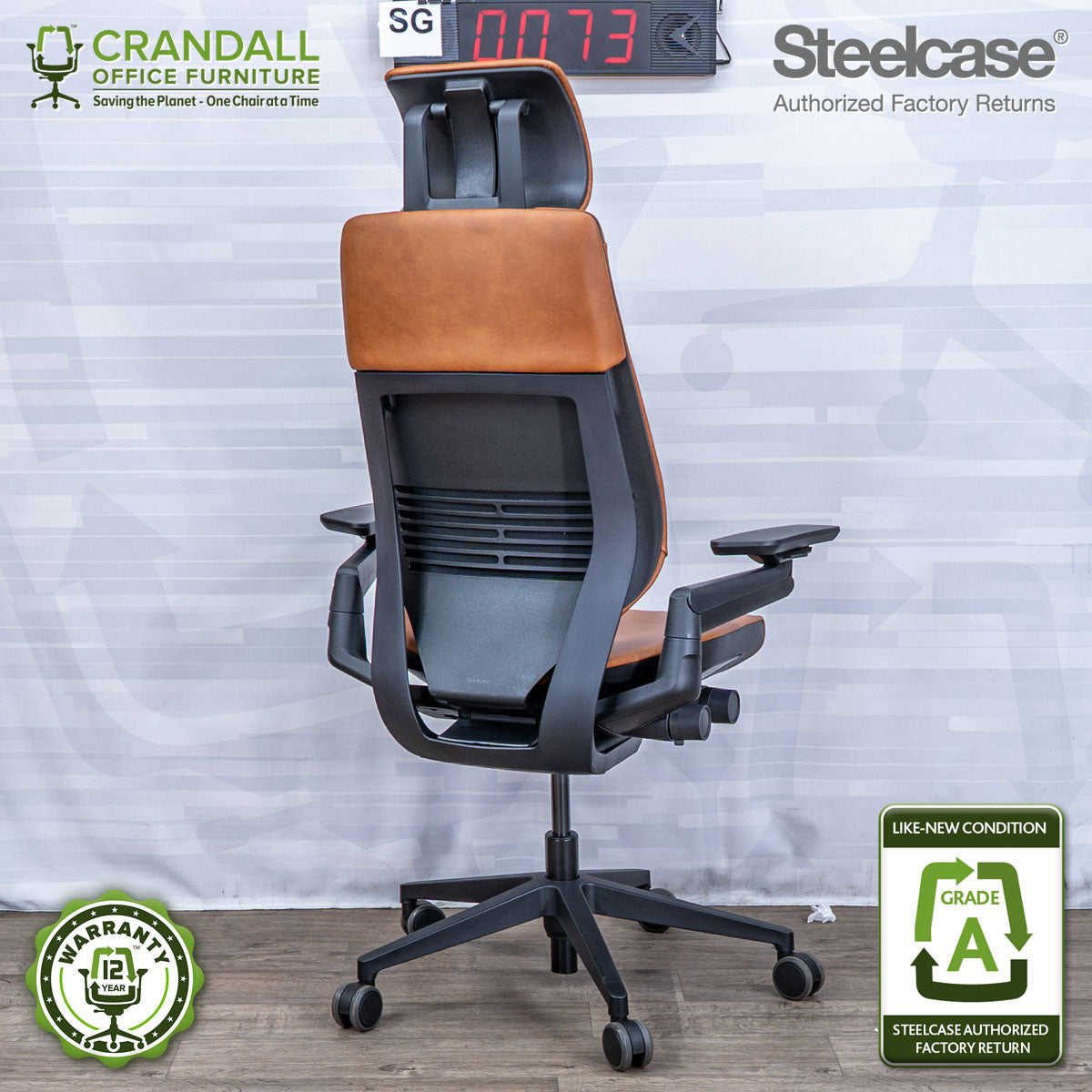 SG-0073 - Steelcase Gesture with Headrest  - Grade A