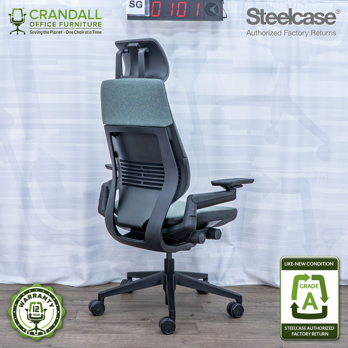 SG-0101 - Steelcase Gesture with Headrest  - Grade A