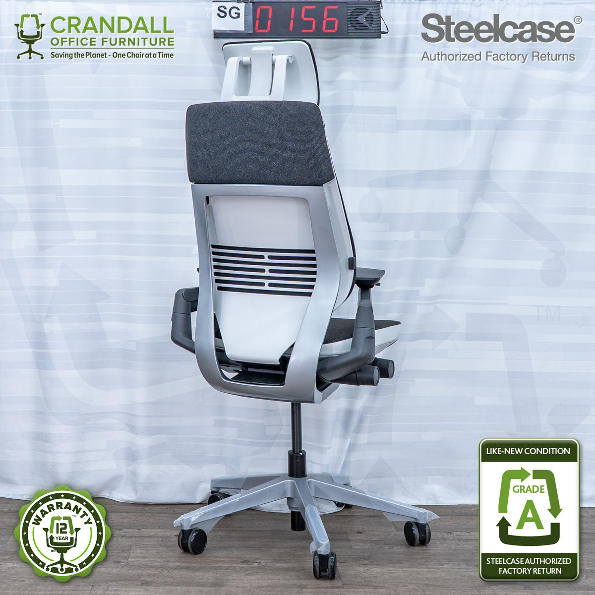 SG-0156 - Steelcase Gesture with Headrest  - Grade A