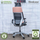 SG-0161 - Steelcase Gesture with Headrest  - Grade A