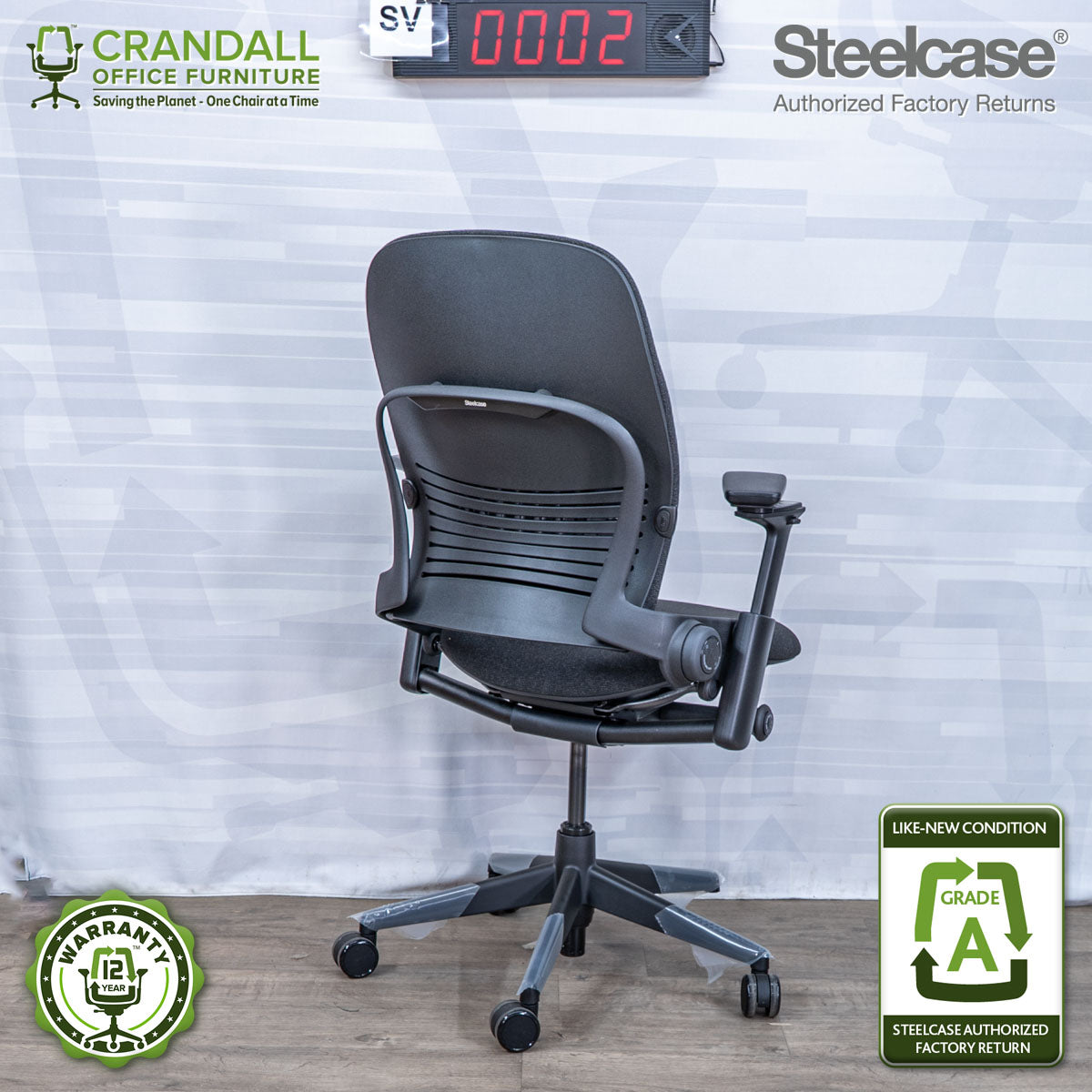 SL-0002 - Steelcase V2 Leap - Grade A