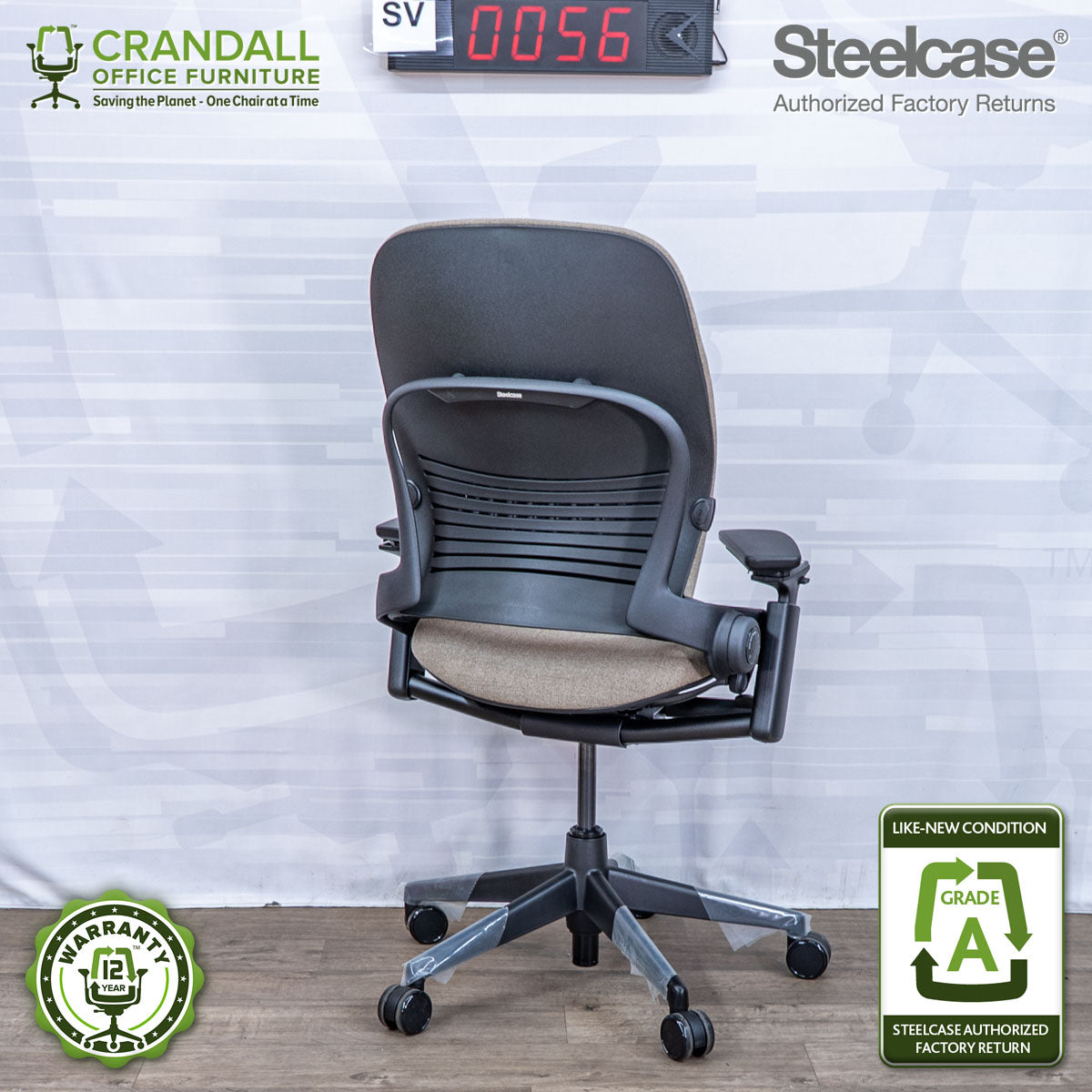 SL-0056 - Steelcase V2 Leap  - Grade A