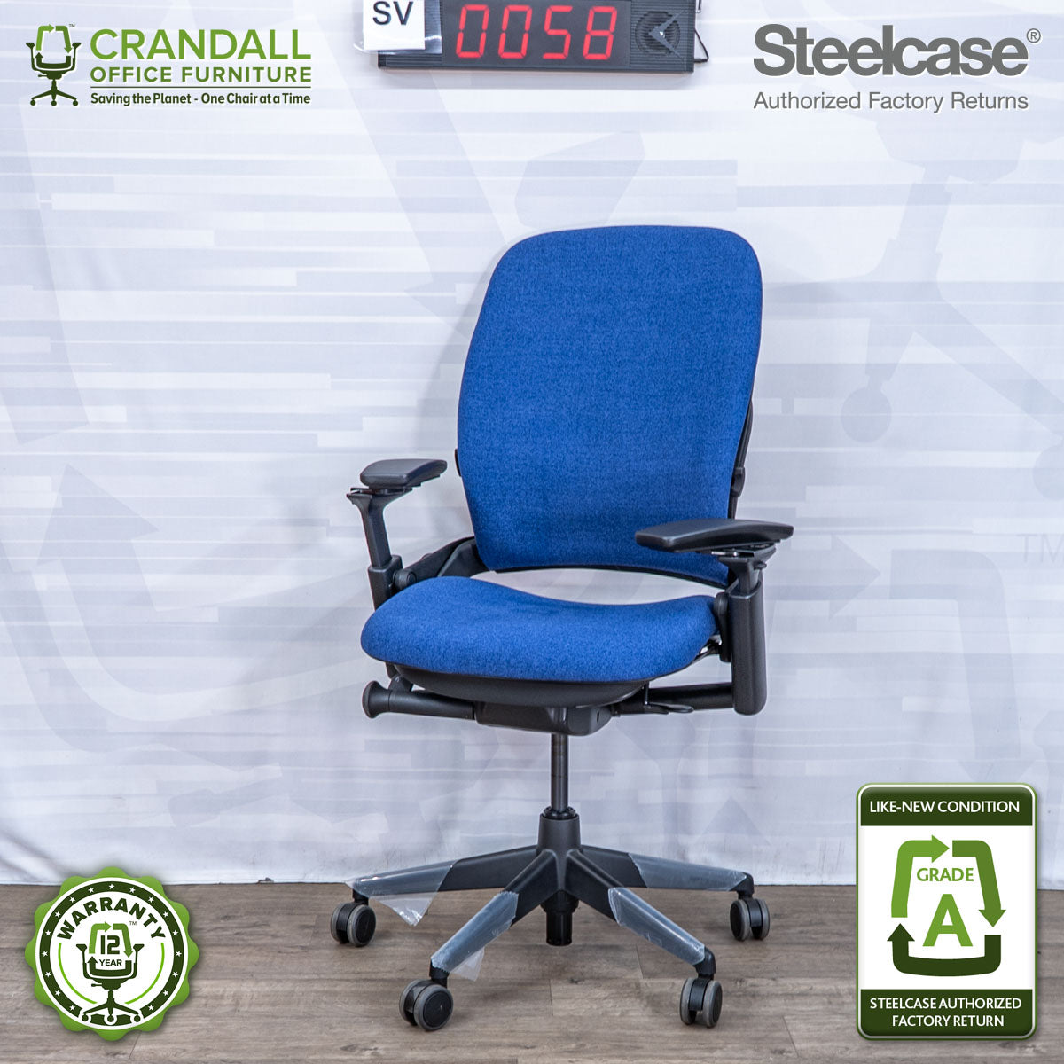SL-0058 - Steelcase V2 Leap  - Grade A
