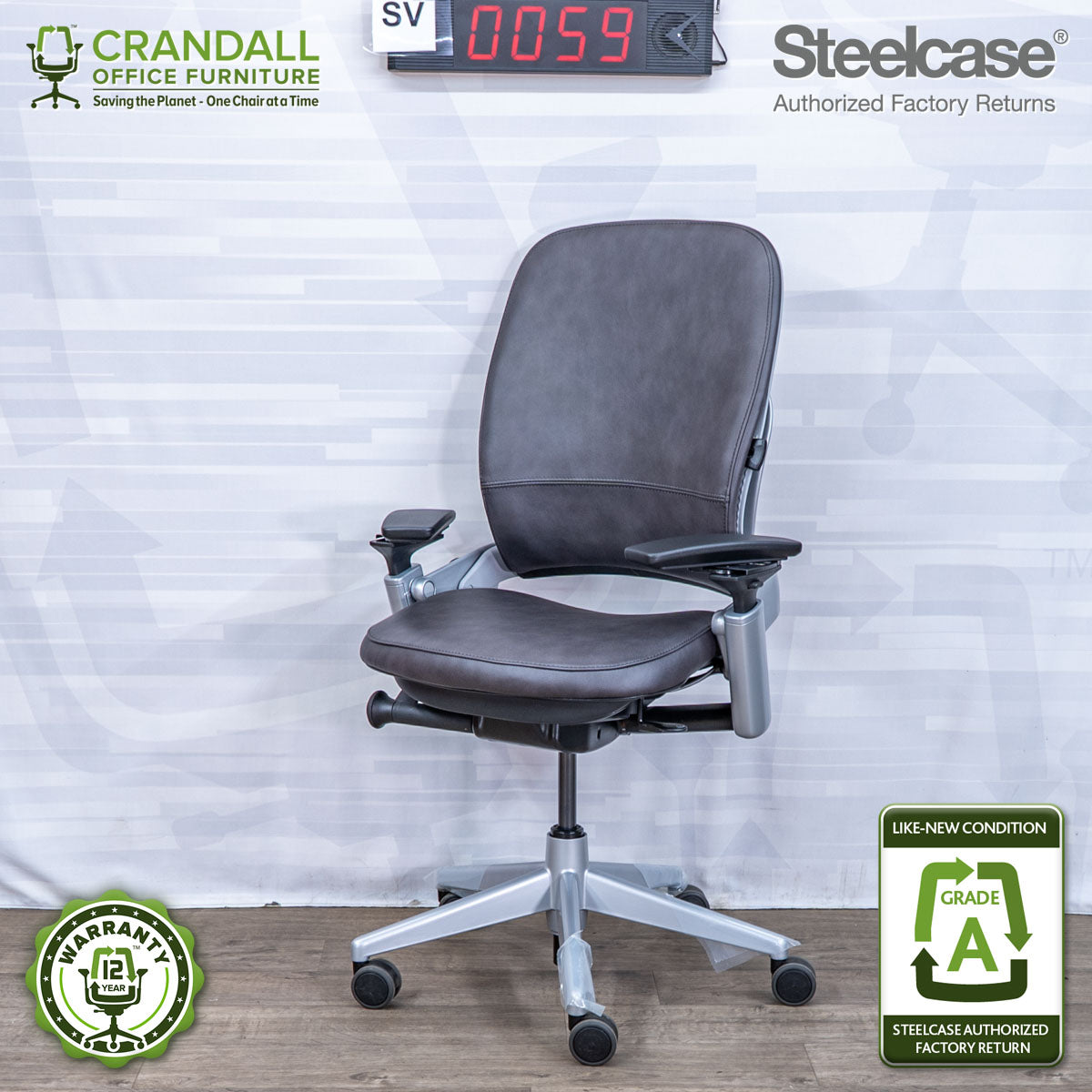 SL-0059 - Steelcase V2 Leap  - Grade A