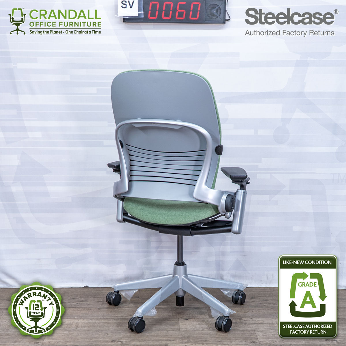 SL-0060 - Steelcase V2 Leap  - Grade A