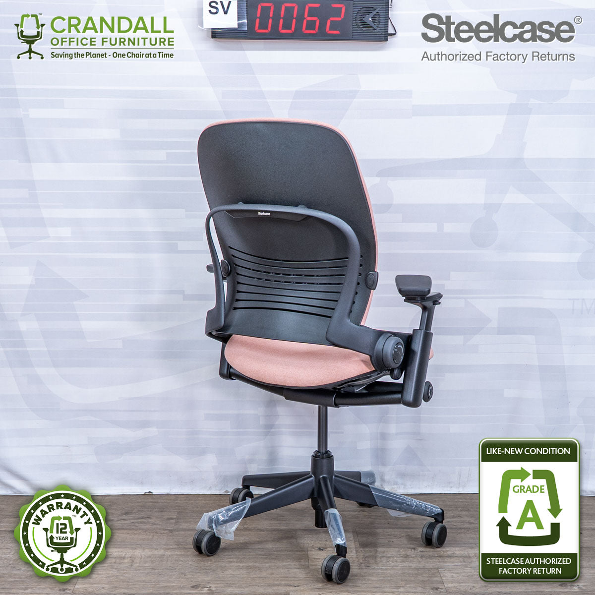 SL-0062 - Steelcase V2 Leap  - Grade A