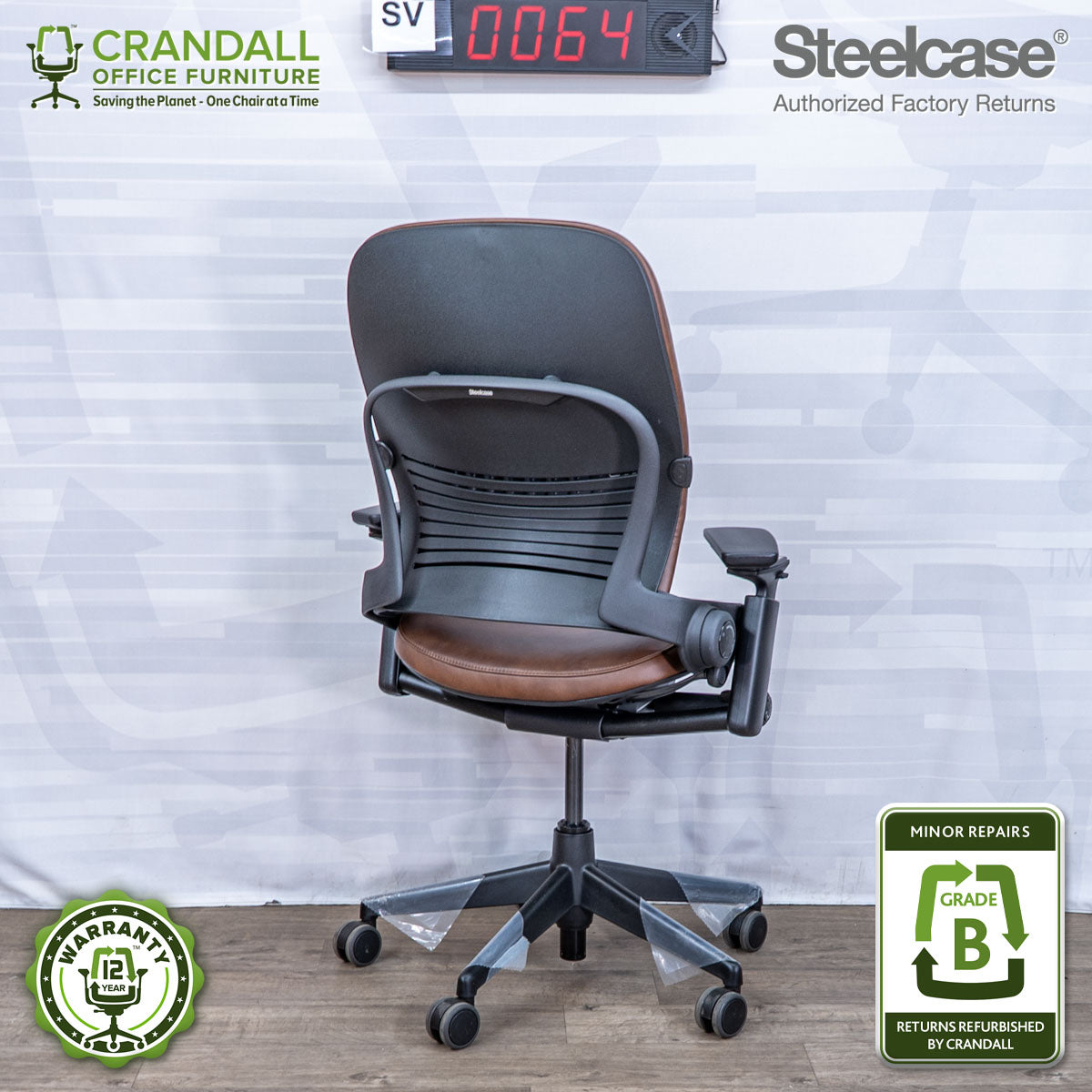 SL-0064 - Steelcase V2 Leap  - Grade B