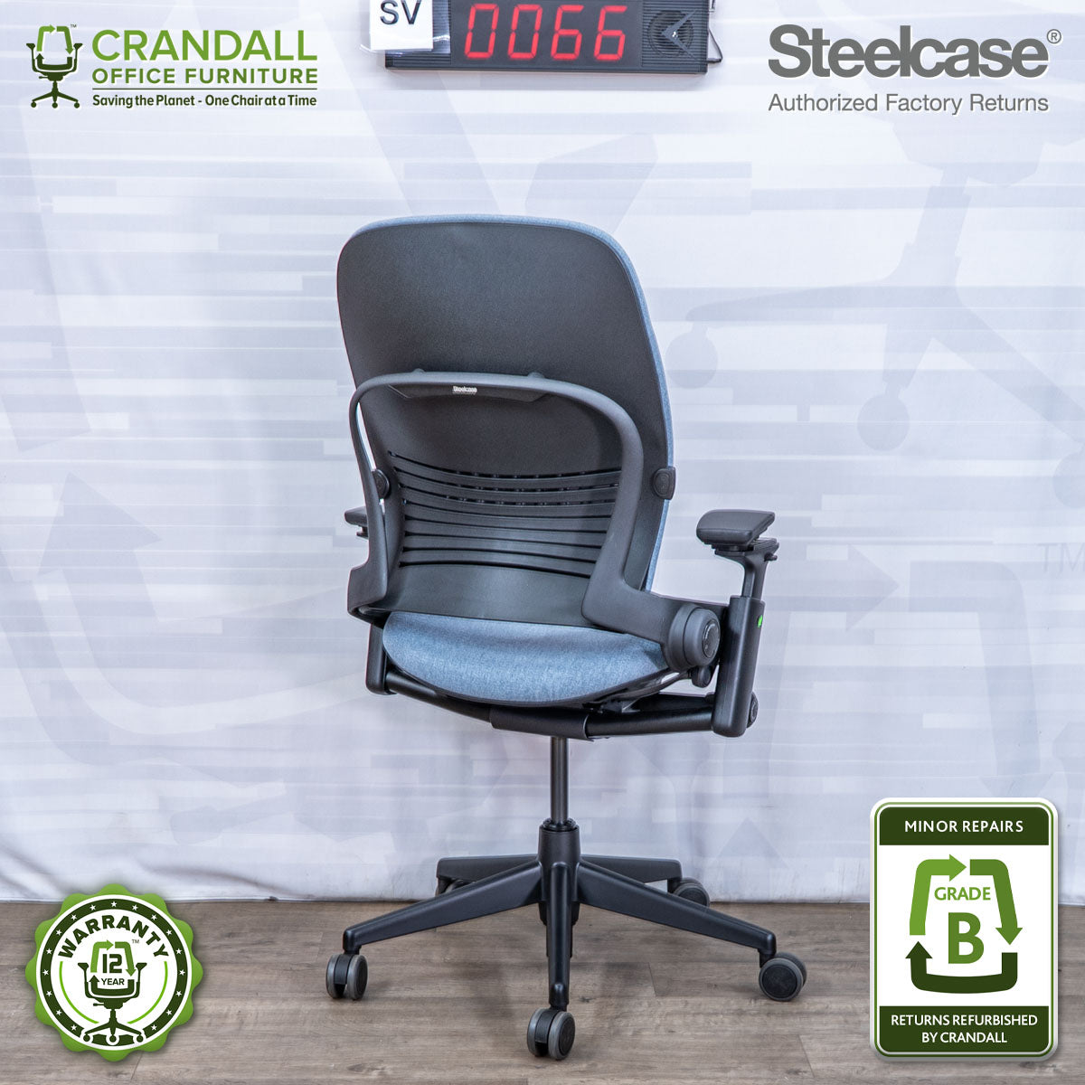 SL-0066 - Steelcase V2 Leap  - Grade B