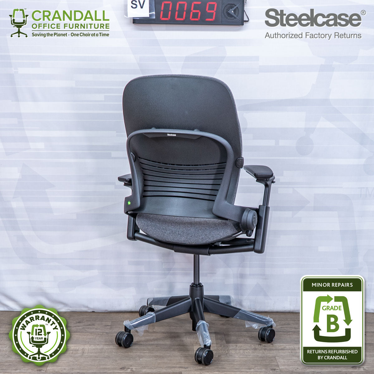 SL-0069 - Steelcase V2 Leap  - Grade B