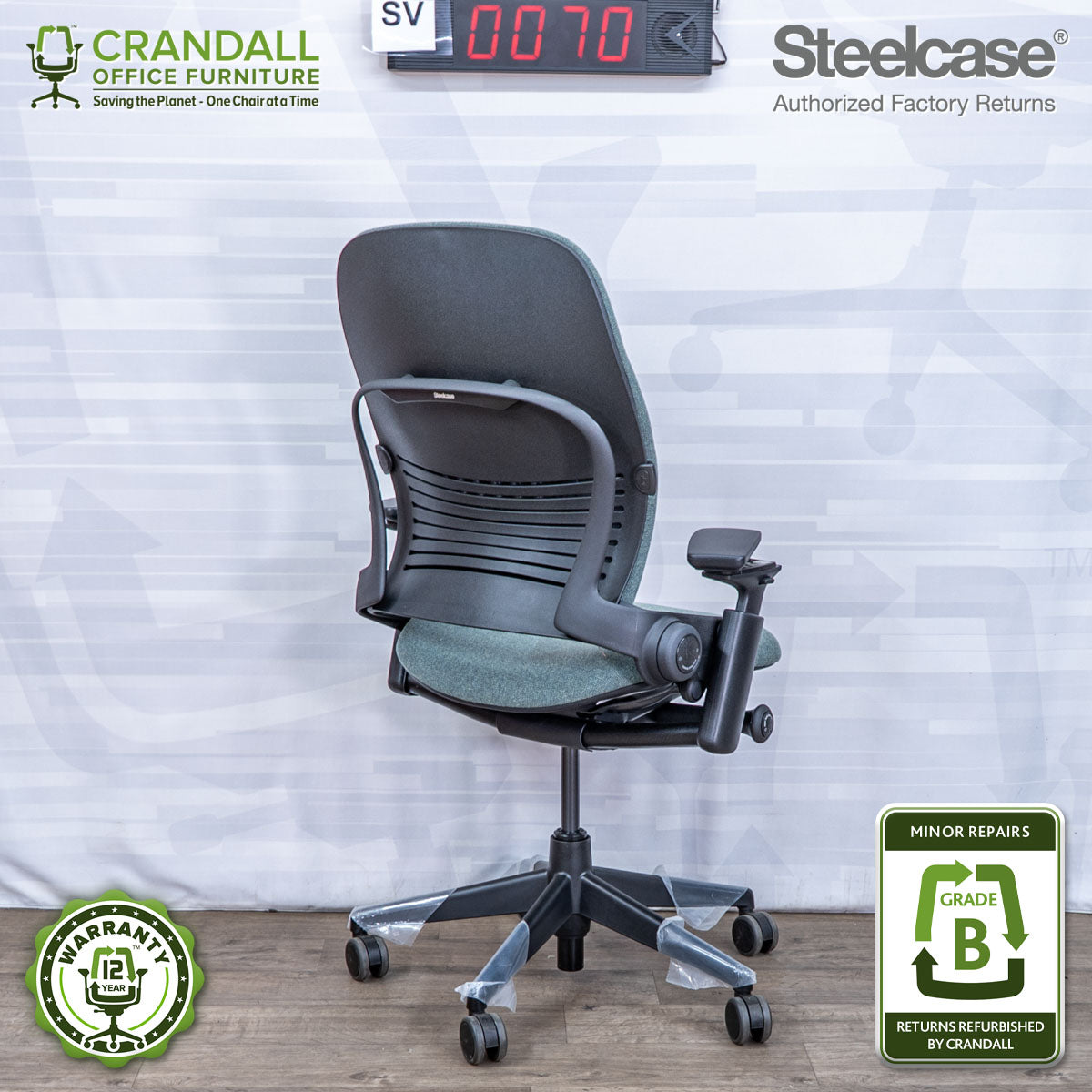 SL-0070 - Steelcase V2 Leap  - Grade B