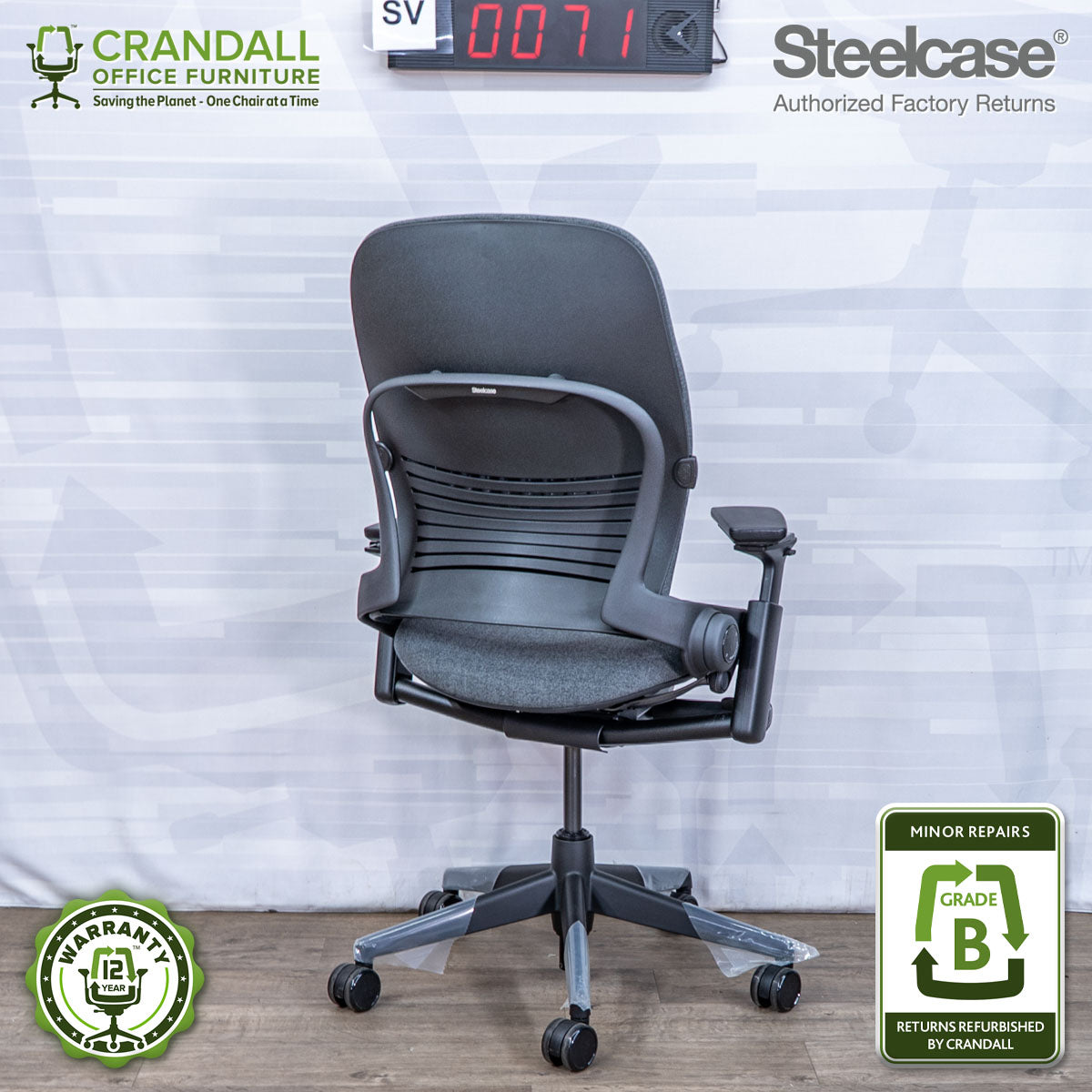 SL-0071 - Steelcase V2 Leap  - Grade B